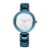 Fastrack Style Up Quartz Analog Silver Dial Blue Metal Strap Watch for Girls – NR6270QM01