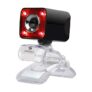 Zebronics Zeb-Crystal Pro Web Camera With Usb Powered,3P Lens,Night Vision And Built-In Mic(Red)