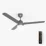 CG AeroSwift Prime Ceiling Fan (1200mm) | High speed BLDC Motor | 5 star rated | LED Downlight | Saves upto 60% Electricity bill | 3+2 Year Warranty |Superior Air Delivery | Glossy Grey