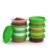 Signoraware Mini Mate BPA Free Plastic Containers Set (70ml x 8 | Set of 8 | Green)