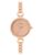 French Connection Soleil Rose Gold Round Dial Womens Analogue Watch FCN069RGM