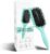 Curly Hair Styling Brush with Soft Bristles, Vented Hair Brush with Pointed Handle for Curl Definition, Hair Sectioning and Everyday Hair Styling