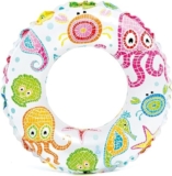 TESMEZY Swim Tube for Kids Adults, Swim Rings Swimming Pool Float Tube Cute Round Swimming Tube Water Fun Beach Pool Toys for Summer Party(2-7Year)(20 inch Tube)