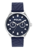 FCUK TRACKOR FW25 Men’s Analog Watch with Blue Case & Matt Blue Dial – FC182U