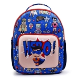 Tukzer Baggita Kids School Bag, Printed Toddler Backpack for Boys Girls, Elementary Preschool Tuition Swimming Travel Multipurpose Bag| Water-Repellent Soft Neoprene (Hero-Blue)