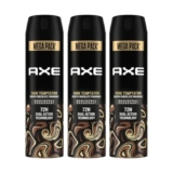 Axe Dark Temptation Long Lasting Deodorant Bodyspray For Men, 215ml (Pack of 3)