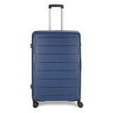 Aristocrat Jude 76Cm Polypropylene Hardsided Large Luggage 8W Blue Strolley