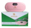 GEYESOR Portable Cordless Heating Pad and Menstrual Massager with Belt | long lasting battery life of upto 5 hours, USB powered, Portable,Back and Belly Heating Pad for Women (Pink)