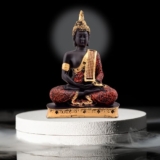 XL Kitchen Polyresin Sitting Buddha Idol Statue Showpiece