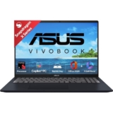 ASUS Vivobook 16,Snapdragon X,Copilot+ AI PC(Qualcomm Adreno iGPU/45TOPS/16GB RAM/512GB SSD/FHD+/16″/Backlit Keyboard/Windows 11/M365 Basic (1Year)*/Office Home 2024/Quiet Blue/1.88 kg)X1607QA-MB049WS
