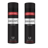 DENVER Black Code Talcum Powder 300GM Each – (Pack of 2) | Scented Talc for Men