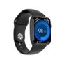 Salora uWear Smartwatch 1.9” HD Display, BT Calling, 500+ Watch Faces, Heart & SpO2 Monitoring, 11 Sports Modes, Sleep Monitor, Waterproof & 7 Days Battery iOS Android Compatible 2023(Black+Darkgrey)