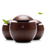 PINLYNE Wooden Cool Mist Humidifiers Essential Oil Diffuser Aroma Air Humidifier with Colorful Change for Car, Office, Babies, humidifiers for Home, air humidifier for Room