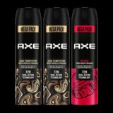 AXE Dark Temptation and Intense Deodorant Spray  –  For Men(645 ml, Pack of 3)
