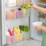 Story@Home Fridge Storage Boxes – Set Of 6 Multipurpose Fridge Storage Container | Plastic Kitchen Storage Box, Fridge Storage Containers, Food Storage Container Set | Storage Box And Organiser,White