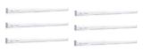 Philips Slimline Advance 25-Watt 2500-lumen Metal Batten Tubelight (Pack of 6) (Natural White) (Study Room Specialist)