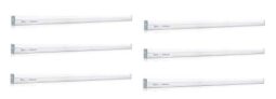 Philips Slimline Advance 25-Watt 2500-lumen Metal Batten Tubelight (Pack of 6) (Natural White) (Study Room Specialist)