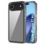 amazon basics Back Case Cover for iPhone 17 Air | Compatible for iPhone 17 Air Back Cover | Case Cover with Camera Protection | (TPU + PC | Translucent Black)