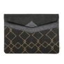 OON Laptop Sleeve Stylish Black & Dark Grey Printed Felt for 13 Inch Device