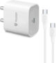 RAEGR 20 W PD 1.5 A Wall Charger for Mobile with Detachable Cable(White, Cable Included)