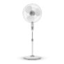 Havells 400Mm Gatik Pro 5 Star Pedestal Fan | 120 Ribs Guard Safety, Smooth Oscillation, Heavy Base For Stability, ISI Marked | 2 Year Warranty, (Grey)