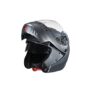 Studds NINJA 3G Flip Up Full Face Helmet with Double Visor (Gun Grey, x-large)