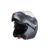 Studds NINJA 3G Flip Up Full Face Helmet with Double Visor (Gun Grey, x-large)