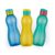 Belocopia – Hiero Premium Plastic Water Bottle Set with Flip Cap (Set of 3, 750 ml, Multicolor)