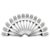 Mumma’s LIFE Stainless Steel Dinner Forks Set for Home & Kitchen | 12 cm Fruit Forks with Mirror Finish | Rust Resistant, Silver Cutlery for Fruits, Desserts, Snacks & Dining Table | Set of 12Piece