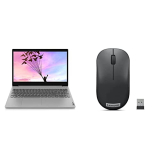 Lenovo Ideapad 3 Intel Celeron N4020 15.6″ Hd Laptop (8Gb/256Gb Ssd/Windows 11/Office 2021/3 Months Xbox Game Pass/Platinum Grey/1.7Kg), 81Wq00Mqin + 1K Dpi Wireless Mouse