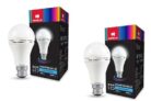 Havells 8.5w LED Emergency Bulb | Shatter Resistant |Cool Day White (6500K) | B22 LED Bulb Base | Inverter Bulb for home,3 Hours battery back up| Li-ion Battery | Over charging Protection (PACK OF 2)