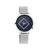 Fastrack Women Metal X Ananya Panday-Fit Out Analog Blue Dial Watch-Nn6210Sm03/Np6210Sm03, Band Color-Purple
