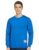T2F Men’s Cotton Modern fit Crew Neck Sweatshirt (MNS-SS-01_Royal Blue_S)