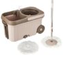 Presto! Plastic Elite Spin Mop with Bigger Wheels and Auto- Fold Handle, Chestnut, 2 Refills