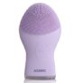 Agaro Cm2107 Sonic Facial Cleansing Massager, Ultra Hygienic Soft Silicone Facial Cleansing Brush For Deep Cleansing, Skin Care, Gentle Exfoliating And Heated Massaging Waterproof & Dustproof Vibrating Facial Brush, Purple