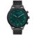 TIMEX Analog Watch for man with Green Round Dial & Black Stainless Steel Mesh Bracelet Band Water Resistant Men’s Wrist Watches – TWHG03SMU25