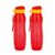 ATTRO Plastic Drinkware 1Liters BPA-Free Water Bottle with Leak-Proof Flip-Top Cap, Nylon Strap and Stylish Color for Daily Hydration Set of 2- Red