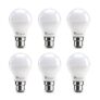 Syska 12-Watt LED Bulb (Pack of 6, White) b22d