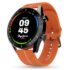 GIZMORE IKON Luxe 3.93cm (1.55) FHD Display | AOD with 600 NITS I Active Crown & 3 Buttons Control | IP68 | Zinc Alloy Metal Body | 15 Days Battery & 120 Sport Modes I BT Calling Smartwatch (Silver)