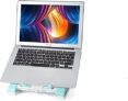 Striff Laptop Stand For Desk, Ergonomic Computer Stand Laptop Riser, Phone And Tablet Stand For Desk, Portable Laptop Elevator Holder Compatible With Macbook, Laptop,Tablet(Whitesky)