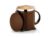 Black Olive Coffee Mug With Lid And Handle- Plastic Covered Stainless Steel Double Walled Insulated Tea Mug To Carry Hot & Cold Beverage For Kids, Girls, Boys, Students, Travel Mug (Multicolor 200 ML)