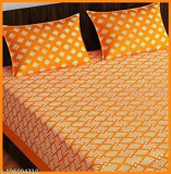 Bedzone Double Bed Bedsheet Pure Cotton Jaipuri Cotton Double Bed King Size Bed Sheet With 2 Pillow Covers