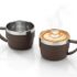 La Opala Diva, Opal Glass Crockery | Cup & Saucer Tulip Large, Set of 12 | Misty Drops, 220 ml | for Tea & Coffee | Microwave Safe | 100% Vegetarian | Extra Strong | Super Light | Super White