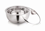 Pigeon Stainless Steel Serving Gravy Pot/ Casserole 1500 Ml Double Insulated Wall With Glass Lid To Your Food Warm For Longer Period.