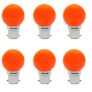 Panasonic 0.5 Watt Night Light Spherical Led Bulb Base B22 (Red, Pack Of 6)