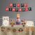 Just Party Pirates Theme Party Decoration – 37 pcs Happy Birthday Decoration Kit for Kids | Sea Adventure Theme Birthday Decoration Items for Boys & Girls |Includes Props,Banners,Cake Topper,Glue Dots