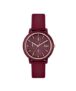Lacoste Lacoste.12.12 Qtz Multifunction Burgundy Round Dial Women’s Watch|Burgundy Silicone Material|Multicolor Color Band – 2001328