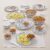 Larah By Borosil Moon Milky Way Dinner Set- 33 Pcs, Opal Glass Dinner Plates & Bowls Crockery Set for Dinning, White