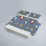 YRM Cotton Single Flat 210 TC Animal Bedsheet(Pack of 1, Medium Blue Lion Print)