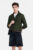 Snitch Men Solid Casual Dark Green Shirt